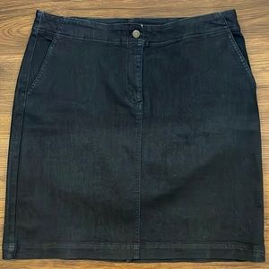 Talbots NWOT denim stretch skirt